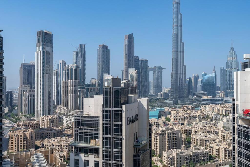 Romantic Hideaway W Breathtaking Burj Khalifa View Apartment Dubai Exterior photo